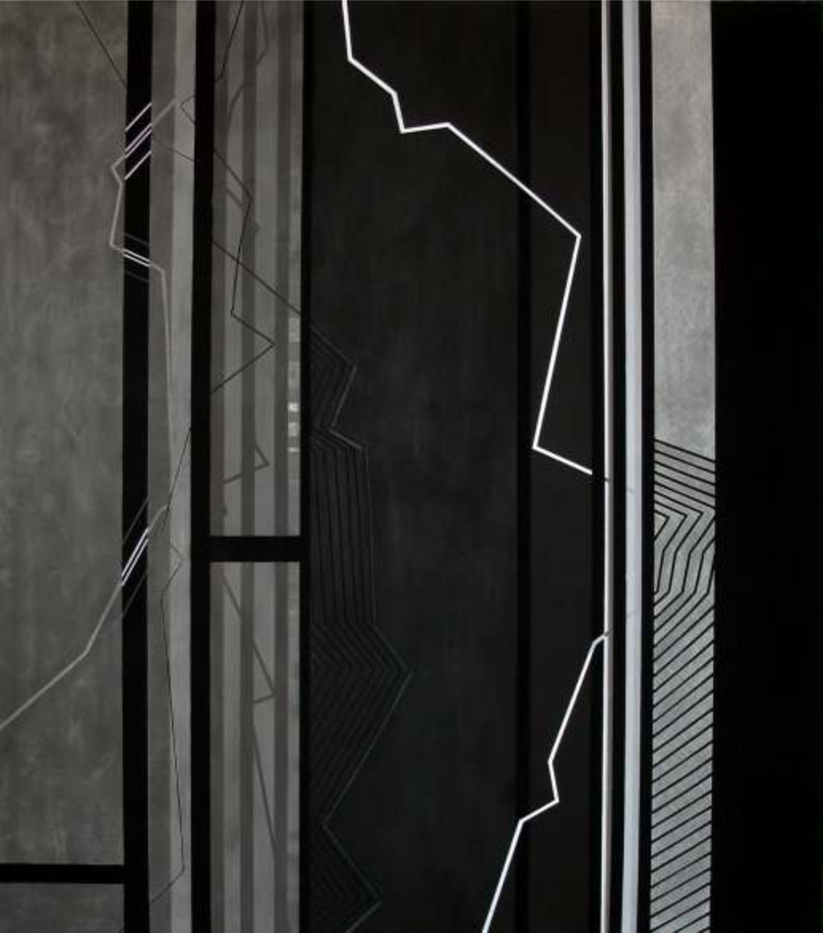 Aspereza 150x170 cm. Acrílico sobre tela.