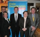 v.l.n.r.: Prof. Dr. Martin Kaschny, Karolin König-Kunz, Dr. Volker Wissing, Monika Becker, Herbert Pechmann