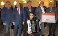 v.l.n.r.: Wilhelm Hahn, Rene Rock, Hebert Pechmann, Volker Schwamborn, Franz Schöberl, sitzend: Veronika Todorova