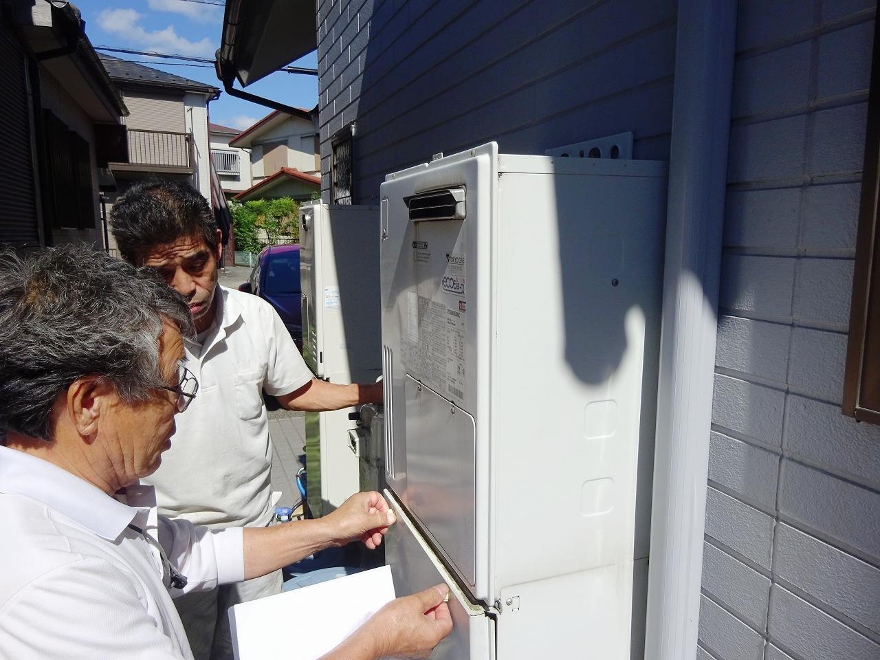 ⑤給湯器の交換