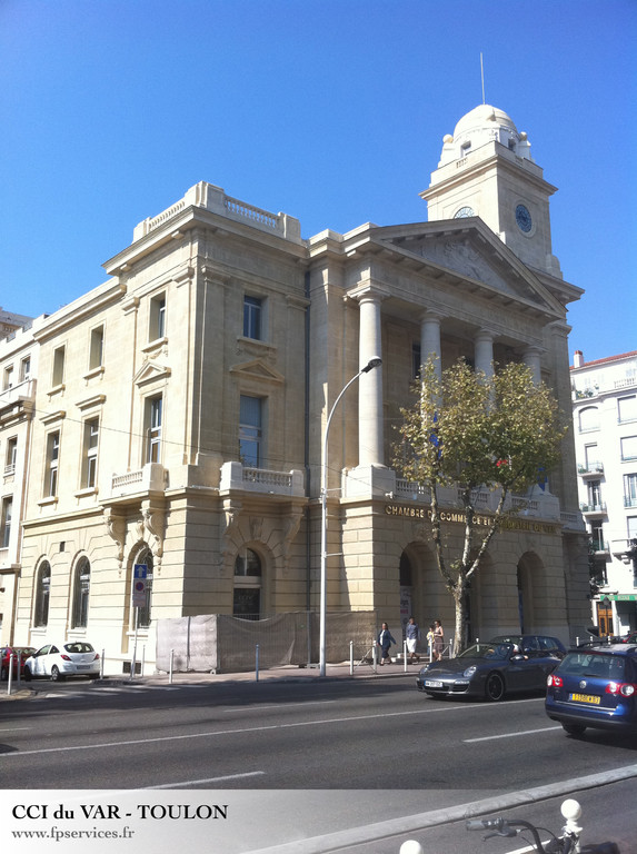 Ravalement des façades de la Chambre de Commerce du Var - Toulon