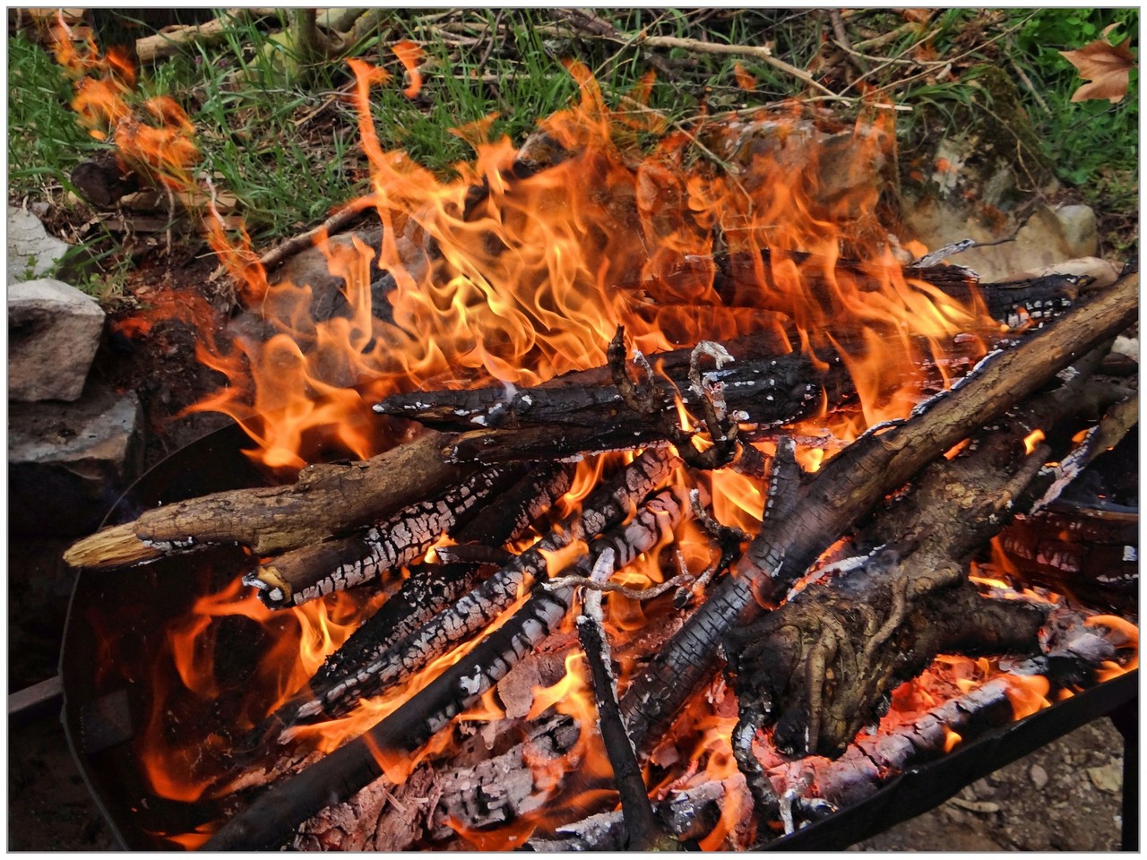 Feu de bois - Anne Marie