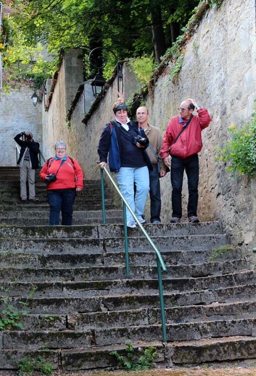 Pascale : les marches du palais