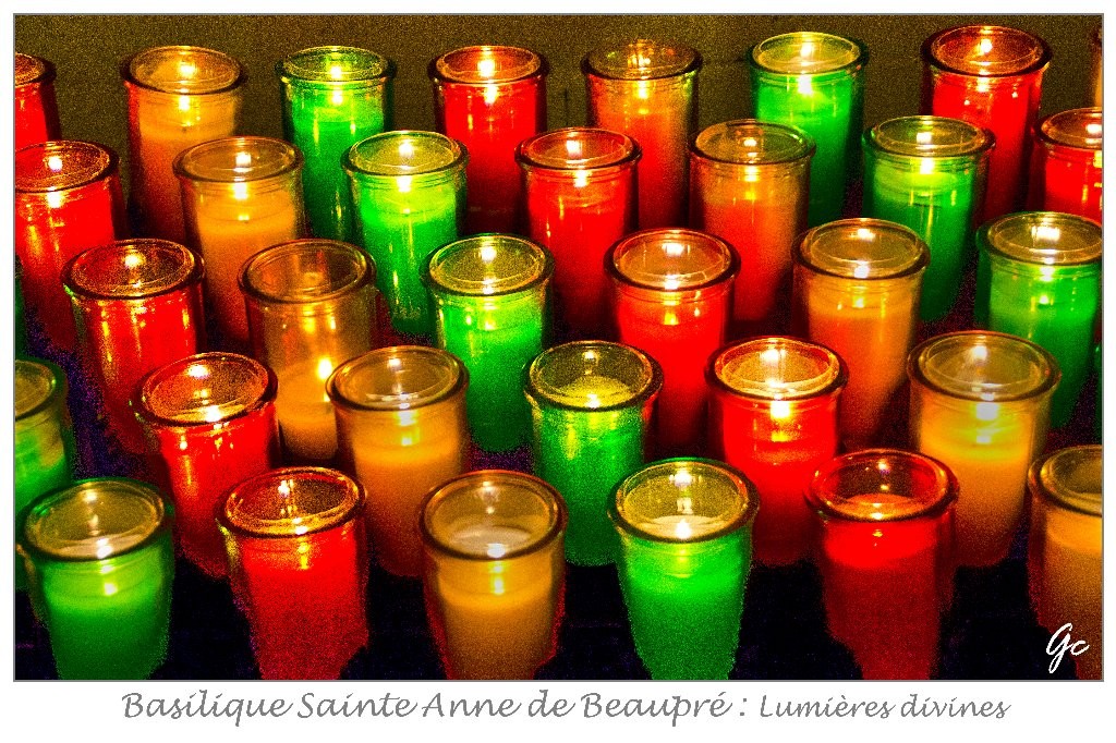 Québec - Saint Anne de Beaupré - lumières divines