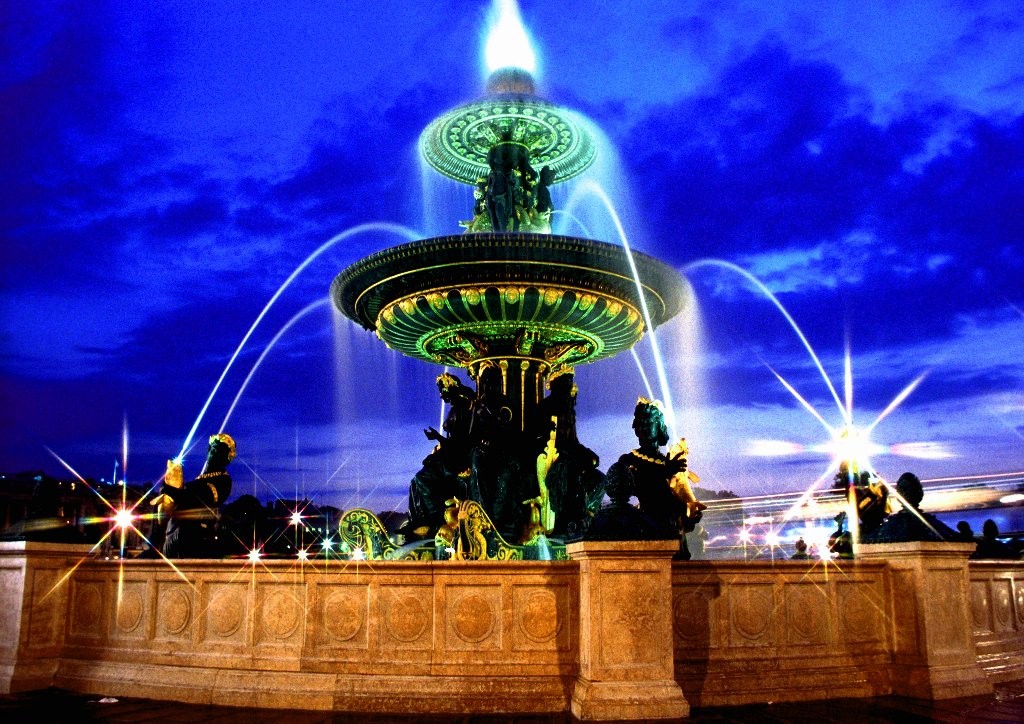 Fontaine de la Concorde la nuit