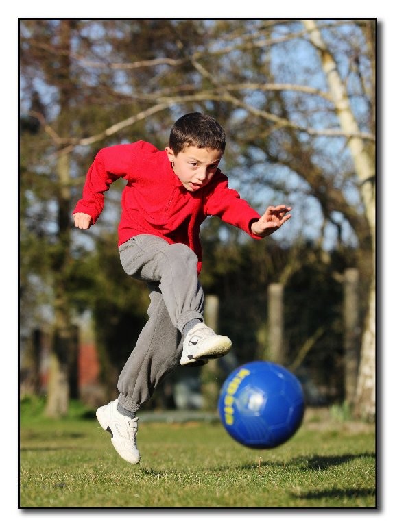 Jérôme : Footballeur en herbe