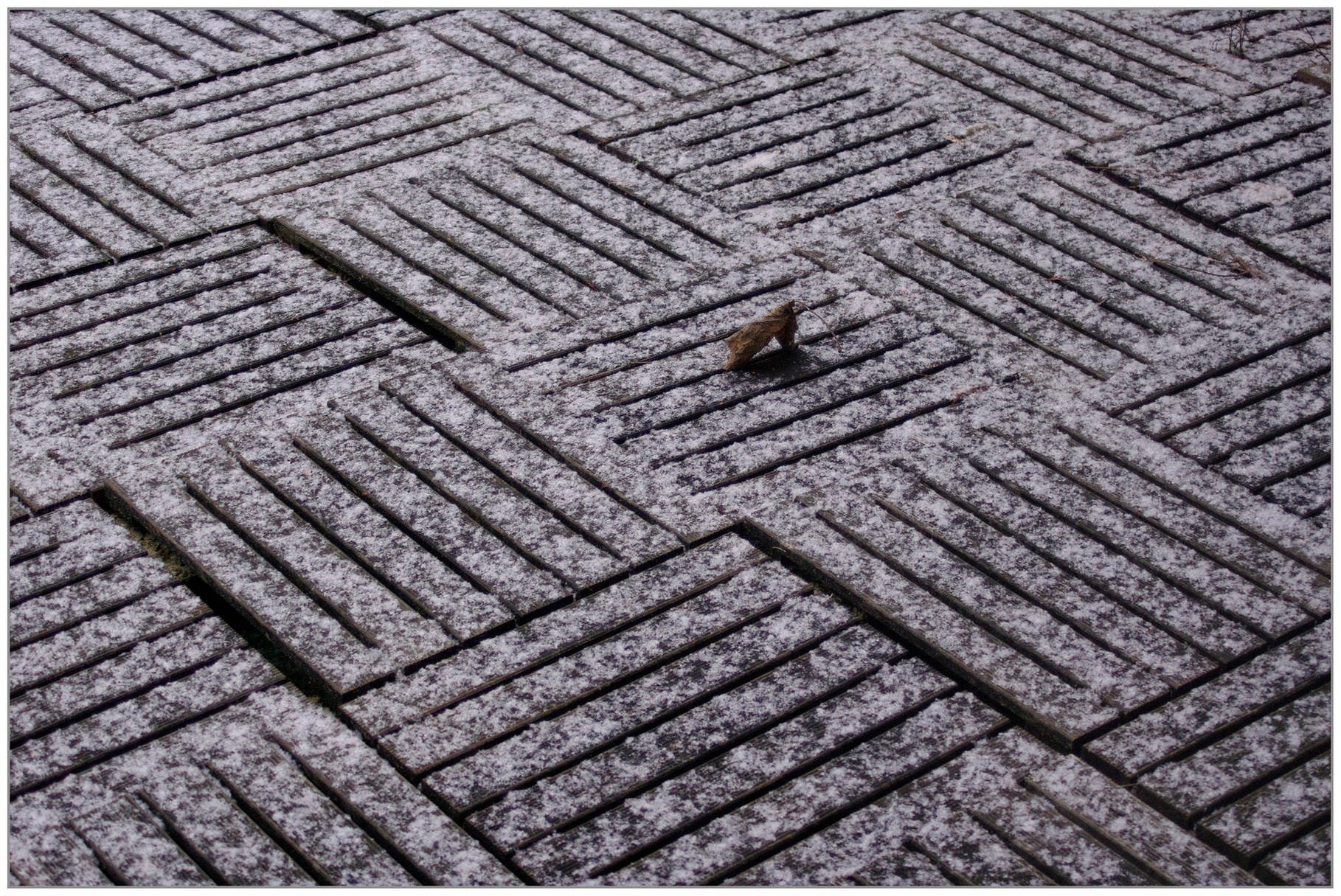 Terrasse en hiver - photo de Bruno