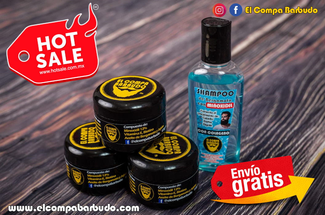 HOT SALE 3 BALSAMOS + SHAMPOO $980 ENVIO GRATIS A TODO MEXICO