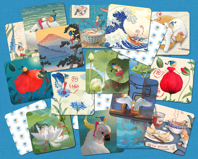 cartes de jeu du Memory de Timeliot