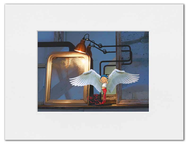Timeliot a de grandes ailes comme un ange