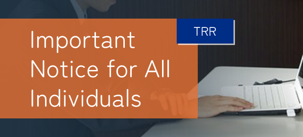 Major Changes to Submission Rules and Manuscript Format for TRR