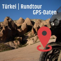 GPS-Daten für Motorrad Reisen in der Türkei zum Planen.