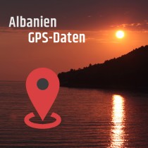 GPS-Daten für Motorrad Reisen in Albanien zum Planen.
