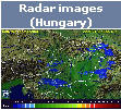 Regenradar für unsere Flugstrecke