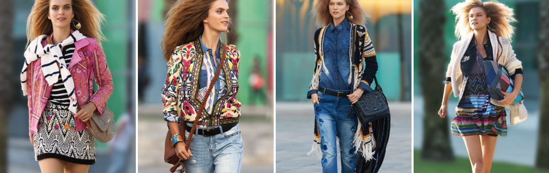 Les imprimés sixties et seventies chez Desigual