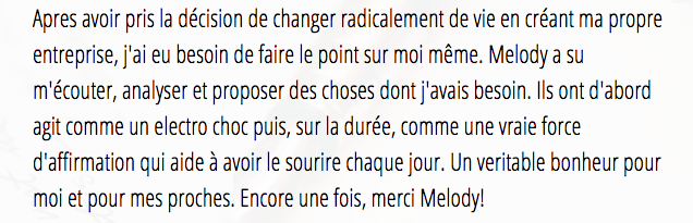 Témoignage de Priscilla