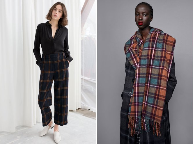 imprimé carreau tendances automne hiver 2018, imprimés tendances automne 2018, quoi porter automne 2018