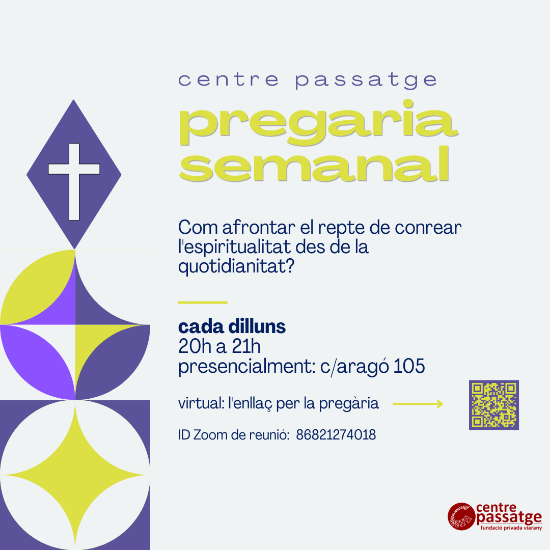 Pregària setmanal Centre Passatge