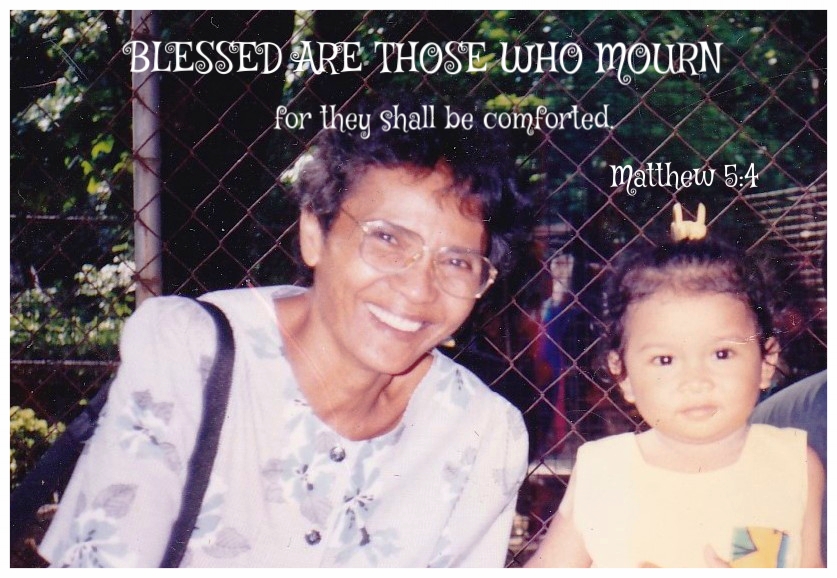 Blessed are they who mourn for they shall be comforted.  ~ Matthew 5:4