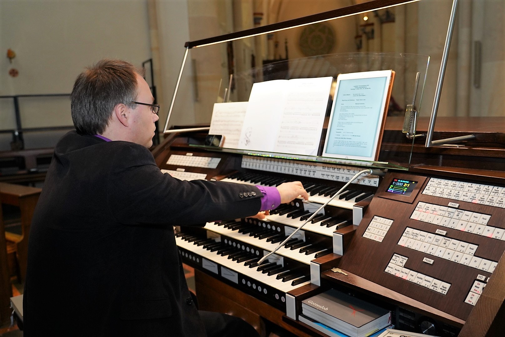 Basilikaorganist Jörg Bücker