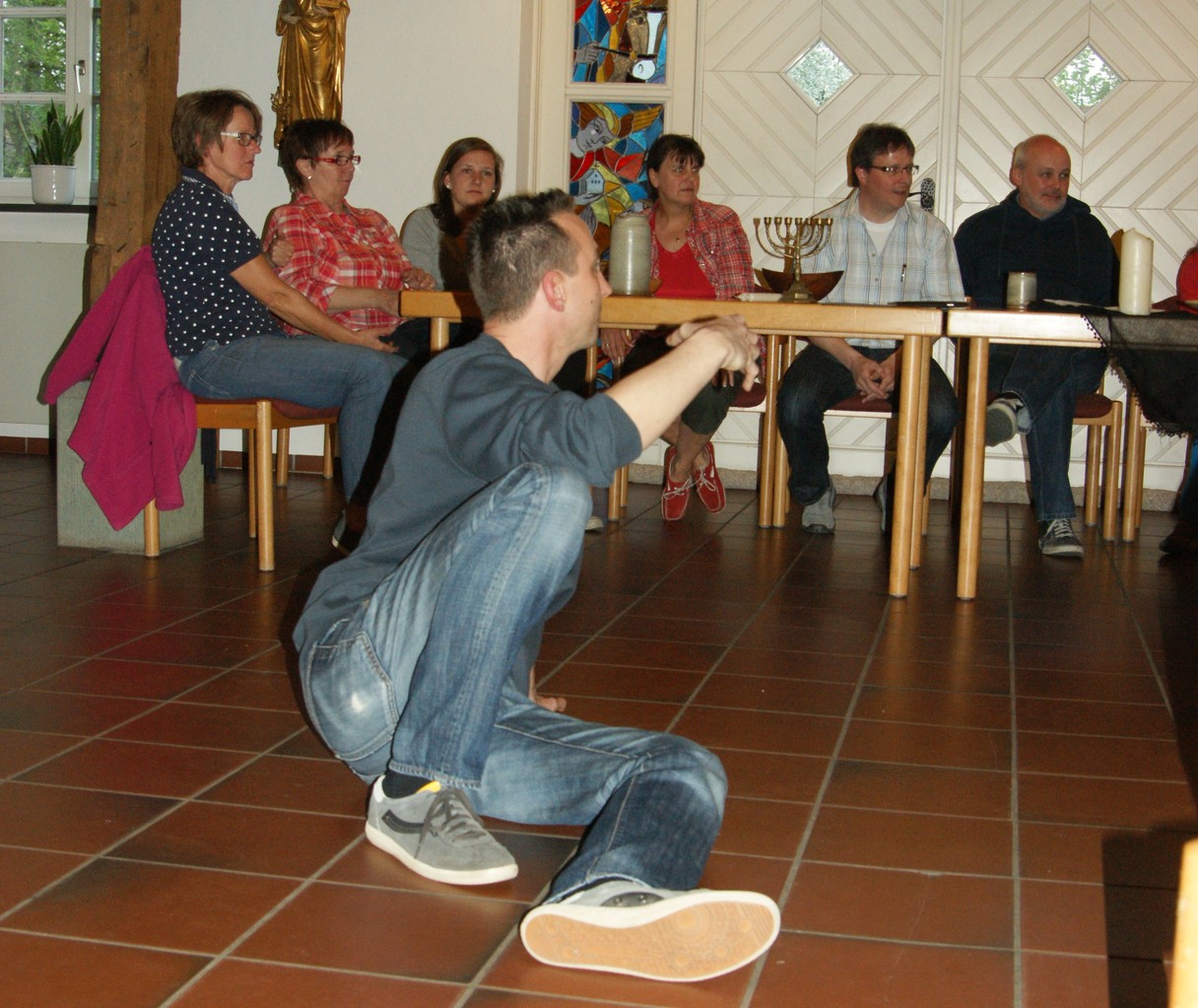  Besprechen der Probenszene