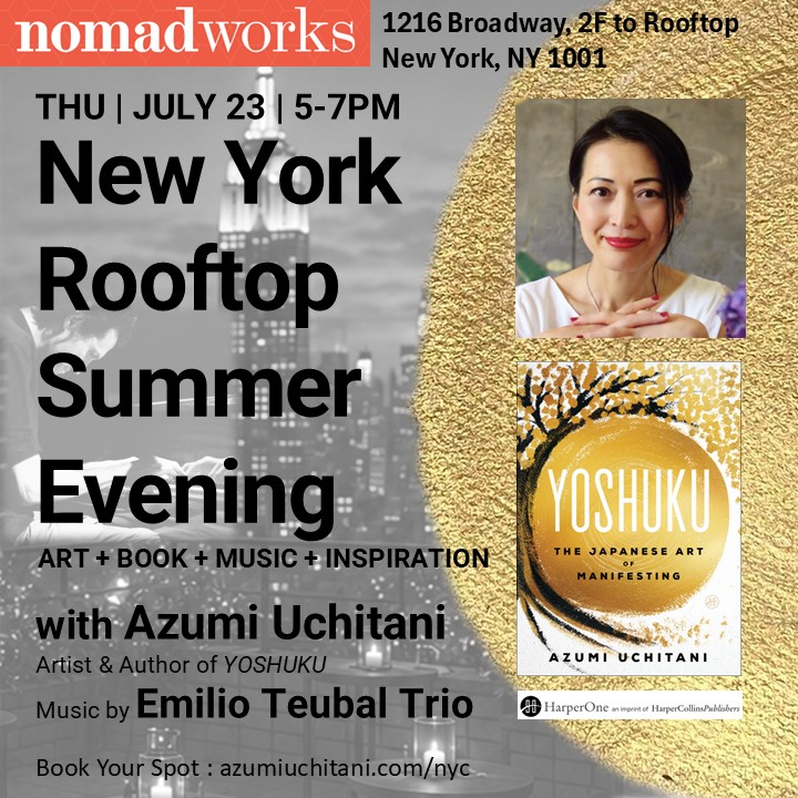 JULY 23 | Join Us in New York | YOSHUKU Rooftop Summer Evening: Art, Music & Manifesting
