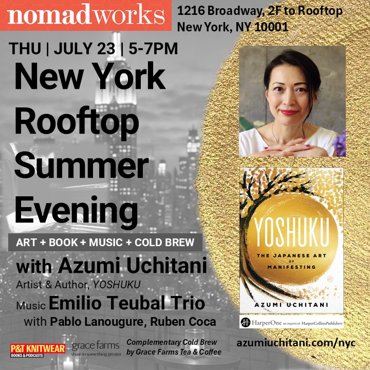 JULY 23 | Join Us in New York | YOSHUKU Rooftop Summer Evening: Art, Music & Manifesting
