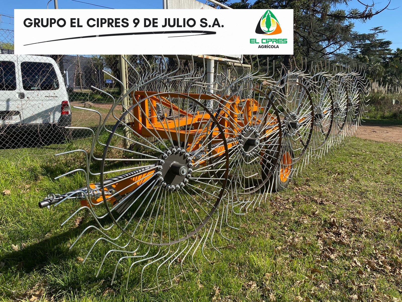 Rastrillo en V marca AlserAnca de 10 estrellas (Contamos con unidades de 8 - 10 - 12 - 14 - 16 Estrellas)