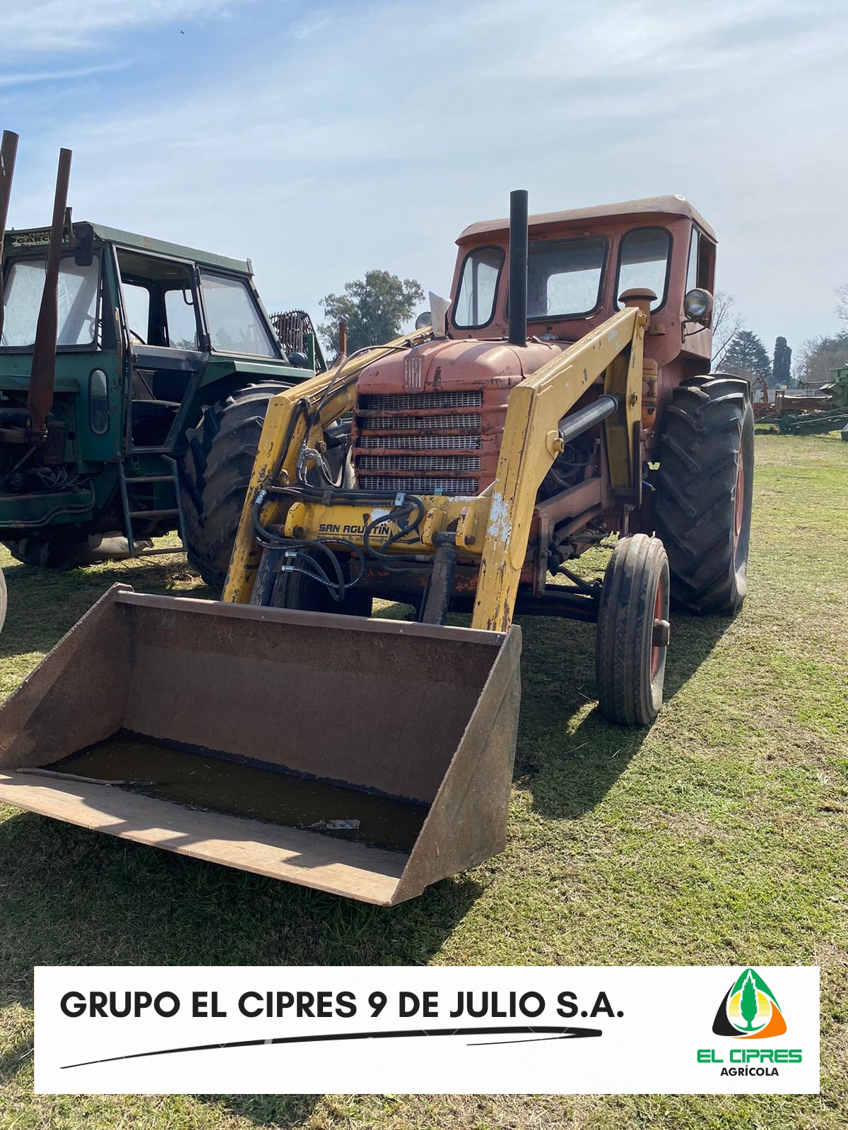 Tractor Fiat 60 con pala 2