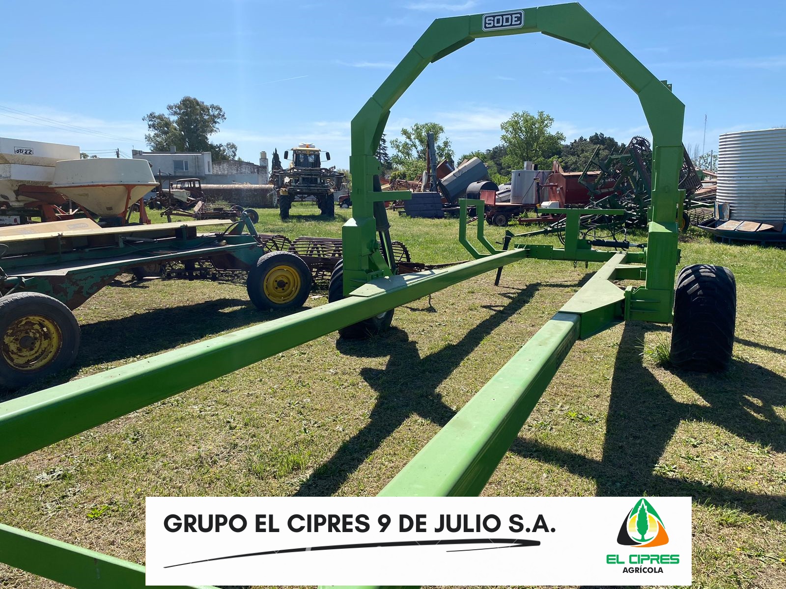 TRANSPORTADOR DE ROLLOS SODE PARA 5/6 ROLLOS; CON CUBIERTAS ALTA FLOTACIÓN