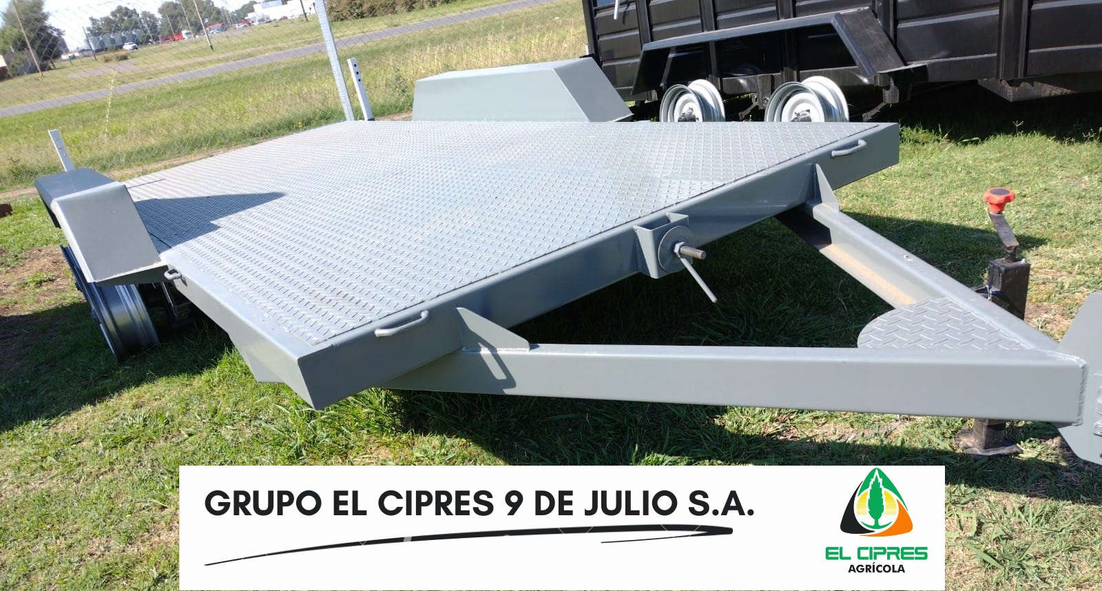 Acoplado 5x2 con rampa para transporte de equipos 