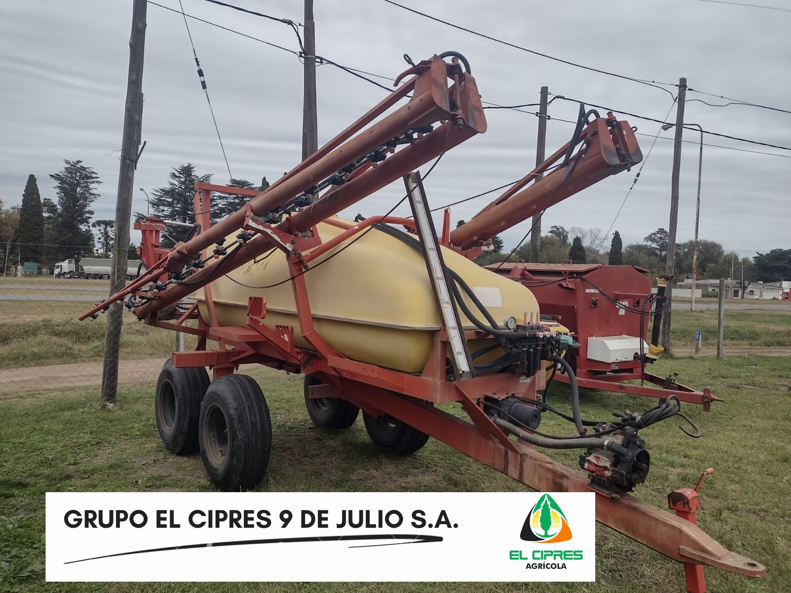 Pulverizador Pulqui TM 3000 con balancín.