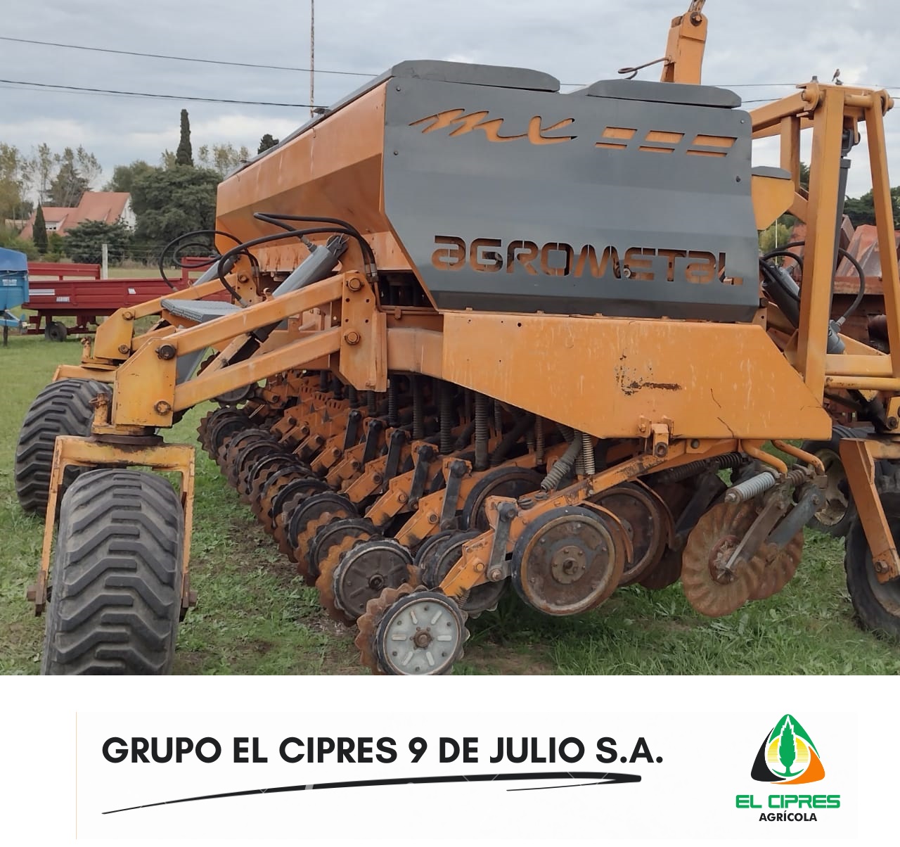 Sembradora Agrometal MX de 23 a 21 - Con Alfalfero.