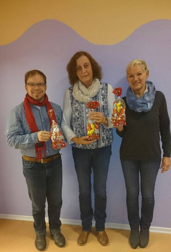 Ratsherr Sebastian H. Seidel, Leiterin Karin Fritsche und Ratsfrau Gesche Marxfeld (v.l.n.r.)