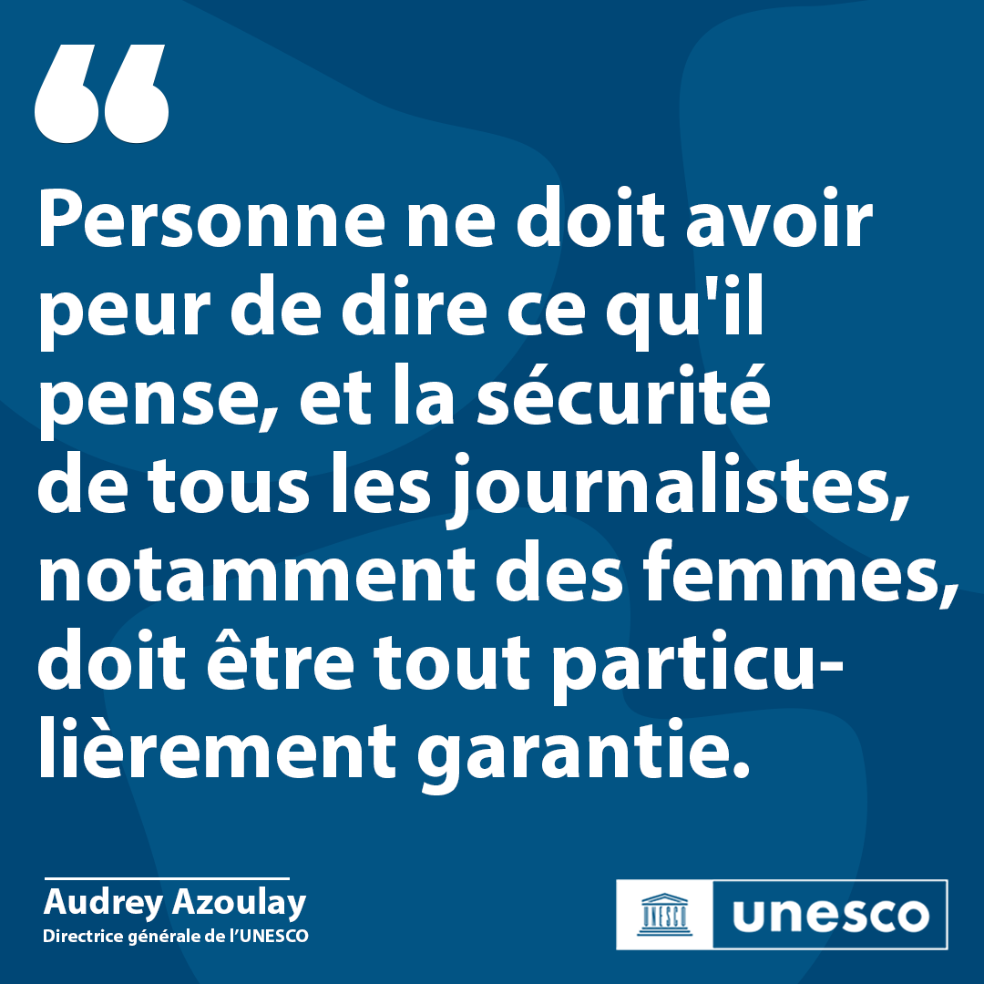 L'UNESCO appelle à garantir la liberté d'expression et la sécurité des journalistes & des femmes en Afghanistan