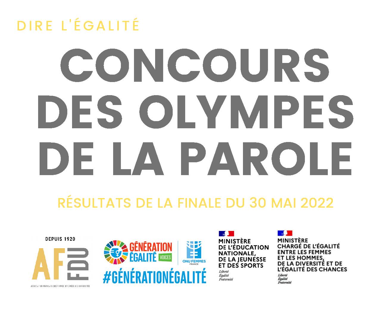Résultats des Olympes