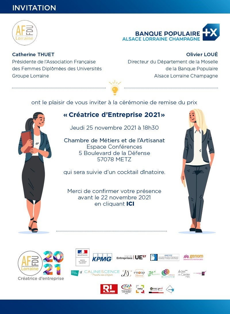 Rendez-vous le 25 novembre avec l'AFFDU Lorraine
