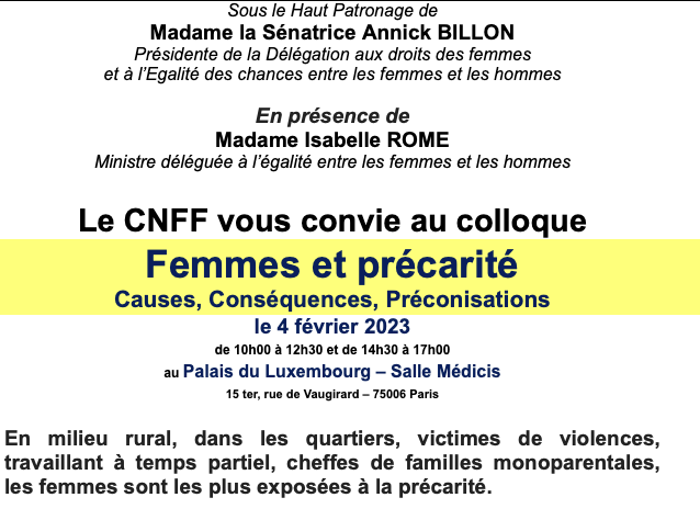 Femmes et précarité 