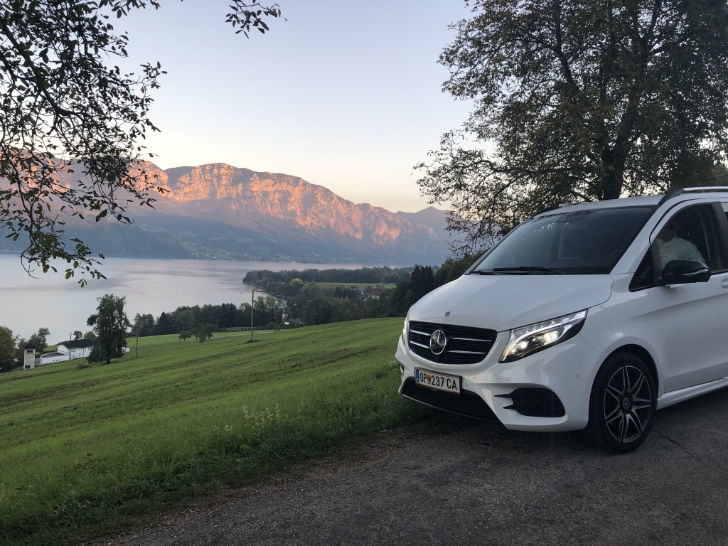 Parada fotográfica durante un tour privado en vehículo por Viena