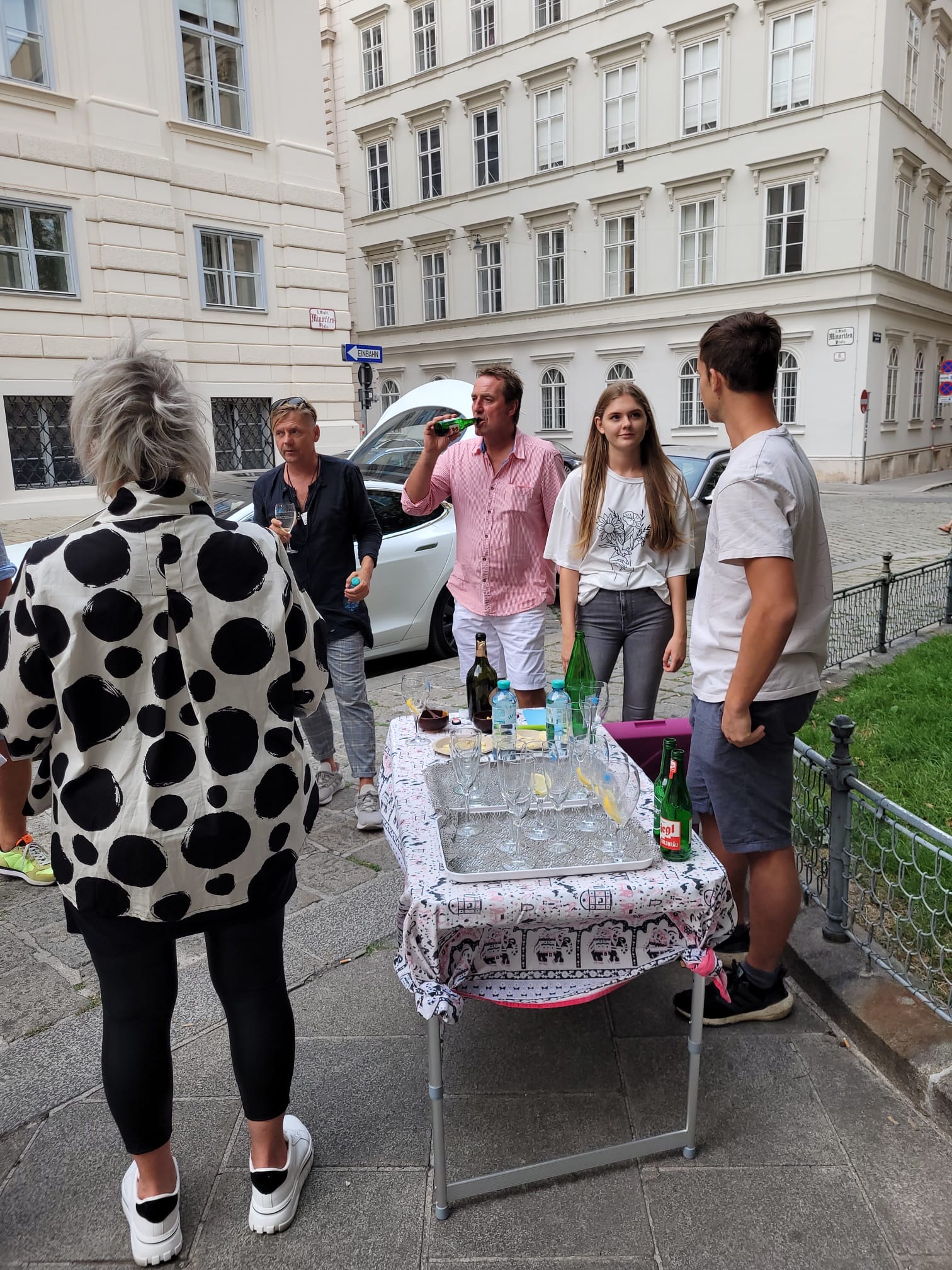 Gedeckter Tisch bei Stadtführung Wien 