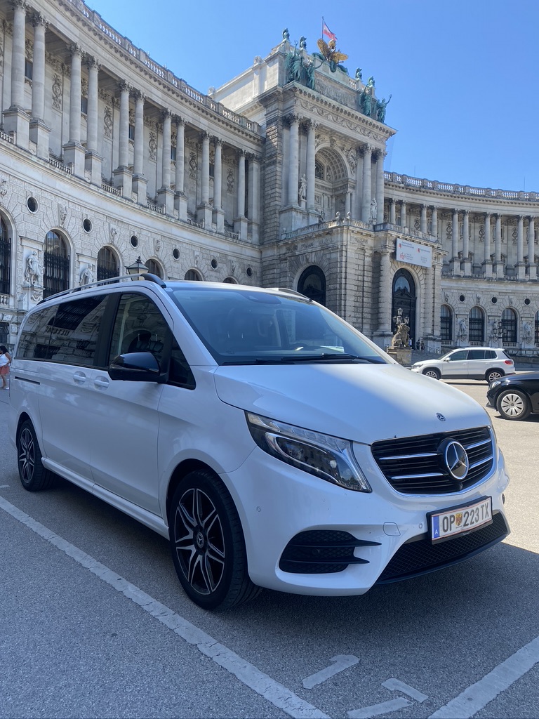 Mercedes Minivan V Klasse Stadtführung luxuriös