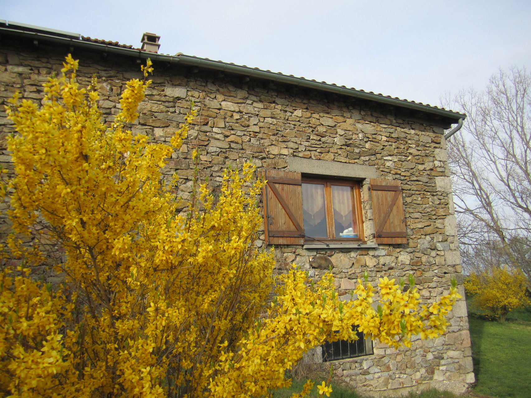 Le gîte au printemps 