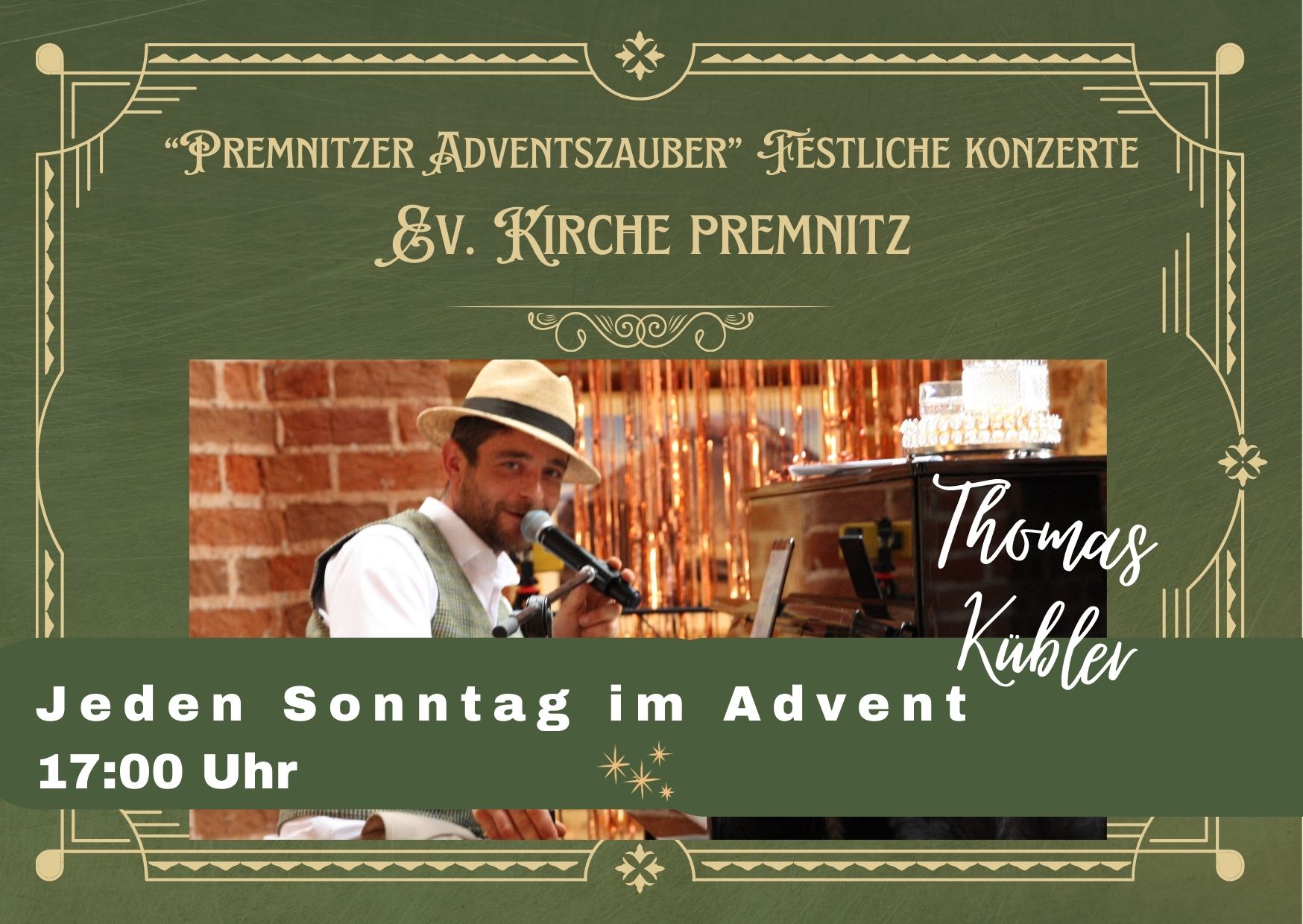 Premnitzer Adventszauber 2025 – Weihnachtskonzerte mit Thomas Kübler