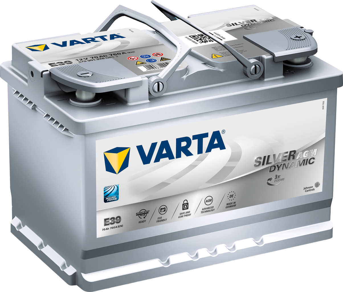 Varta Silver Dynamic AGM 570901076 E39 - Batterie Zentrum