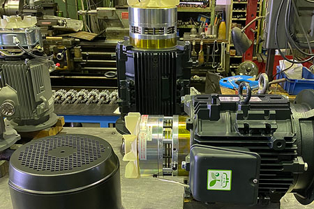 アサノ技研は各種モーターメーカーのモーターを改造します