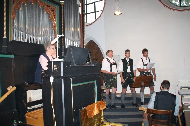 9. Juli 2011 zum Abschluß der Renovierungsarbeiten in St. Vitus Gilching