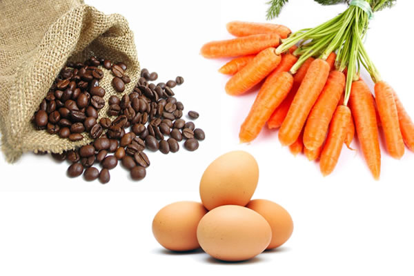 El cuento de la zanahoria, el huevo y el café