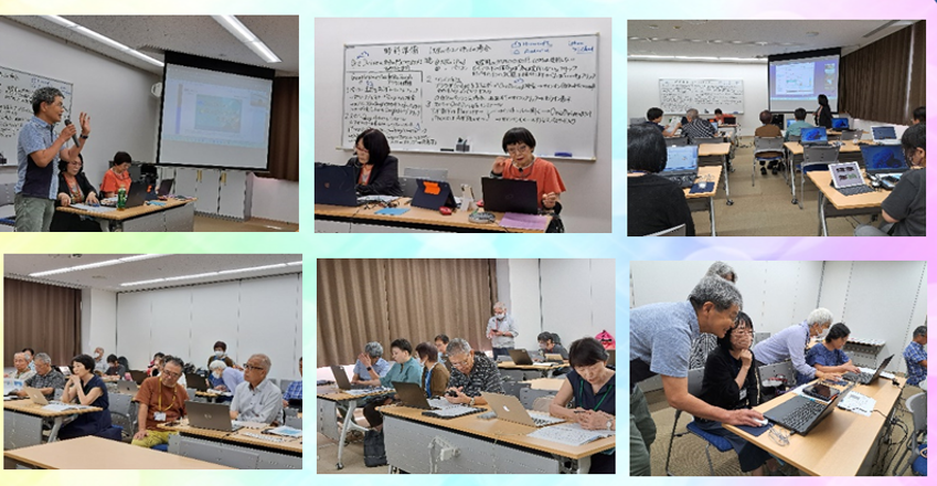 2024年7月の『OneDrive、Googleドライブの使い方』講習会、個別相談会、スマホ教室の開催報告