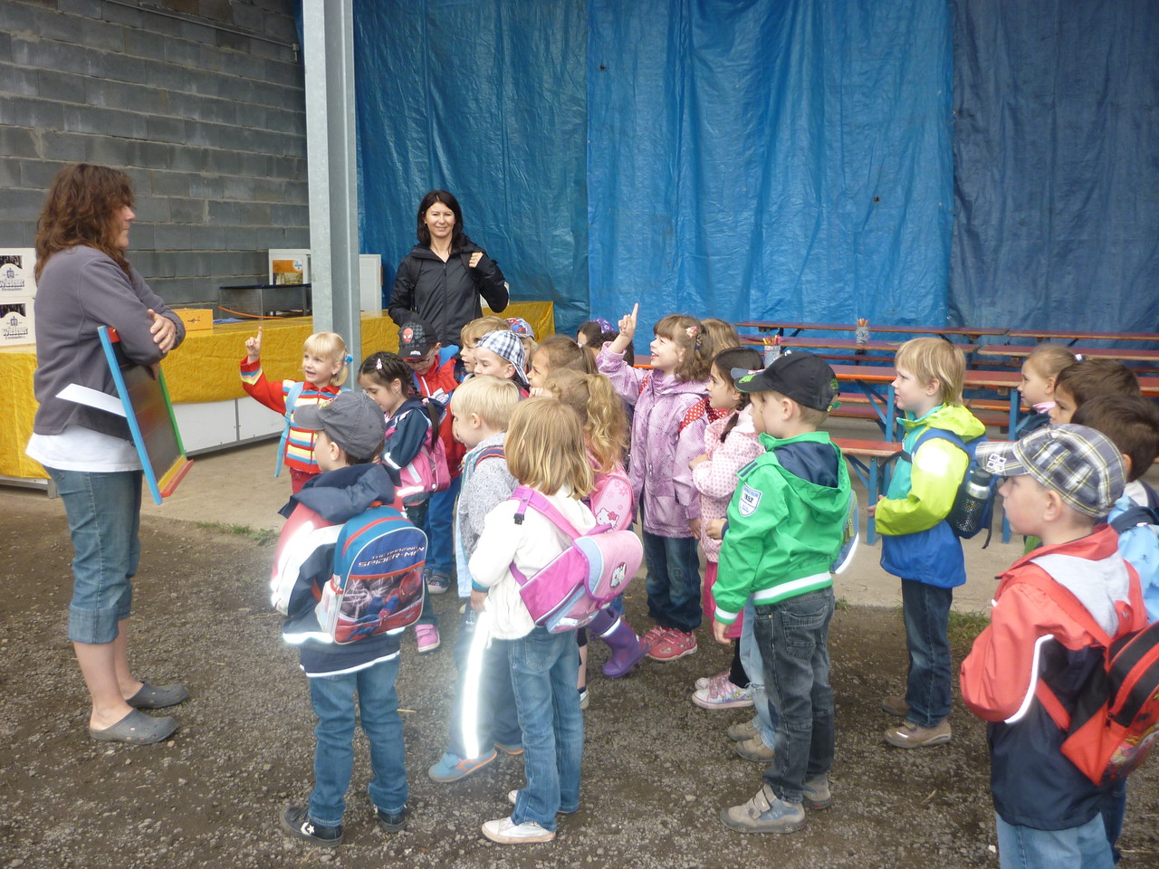 Der Kindergarten Regenbogenland besucht uns!