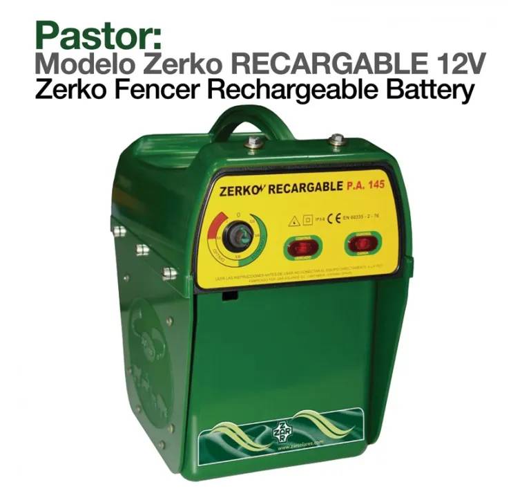 Batería recargable 12 V 12 A/h para pastor eléctrico